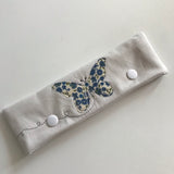 Blue Butterfly applique DPN case / cosy