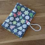 Christmas Biscuits print Circular Needle case