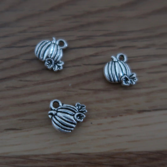 Pumpkin stitch markers or progress keepers (set of 3)
