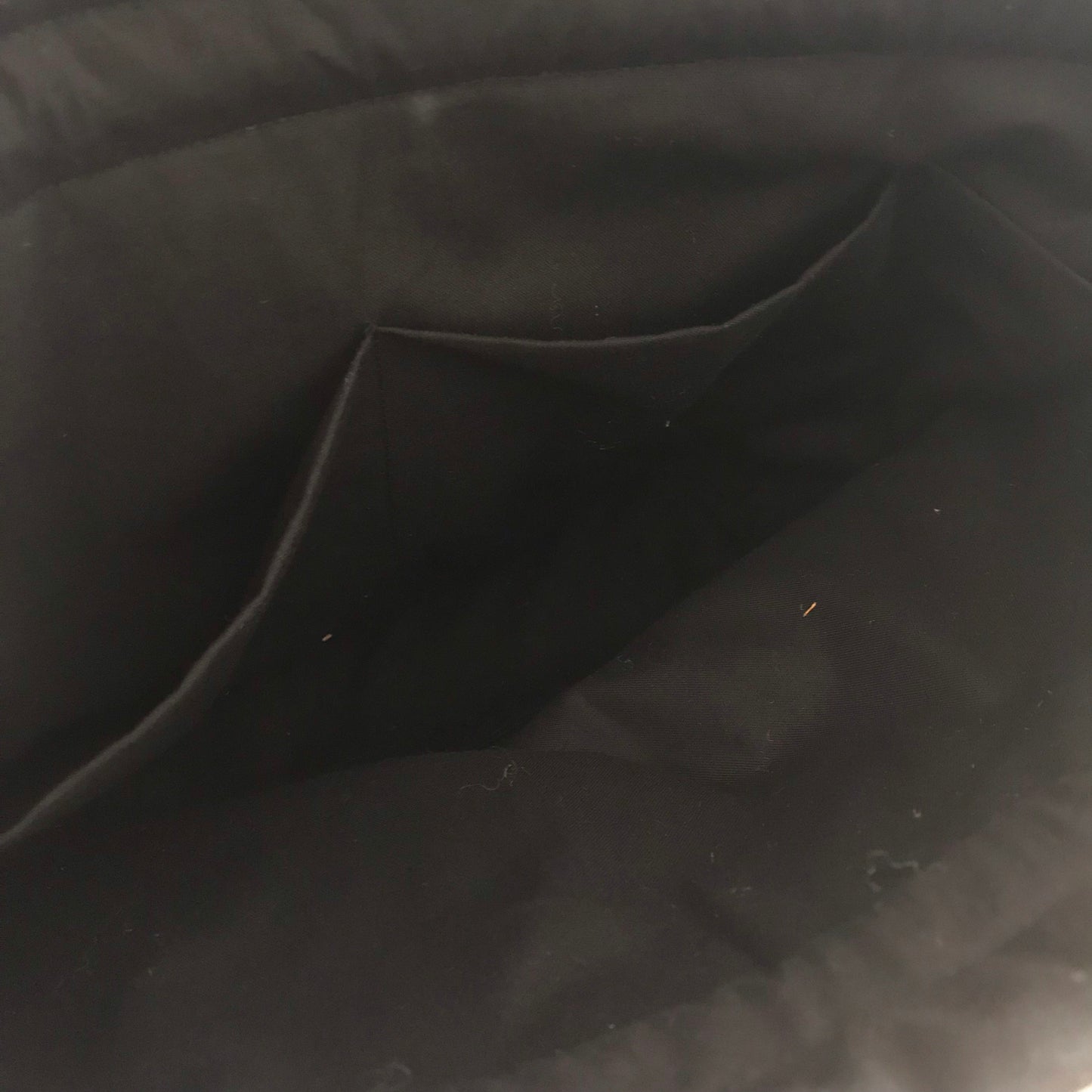 Cauldron applique / free motion quilted bag Medium (Shawl or small sweater size)
