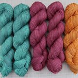 'Twists and turns' MKAL Shawl Yarn kit: 'Let's go Crazy' colour set