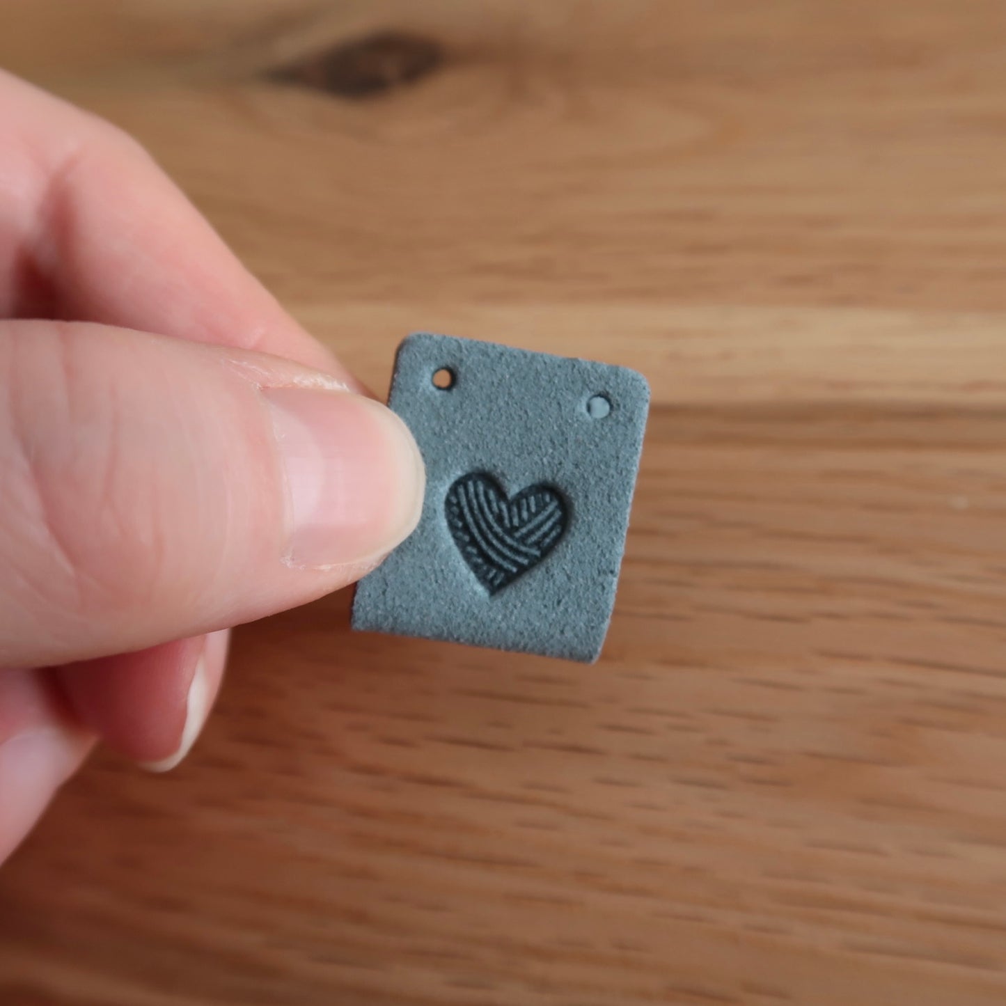 Made with Love Faux Leather Tags (set of 20) Large