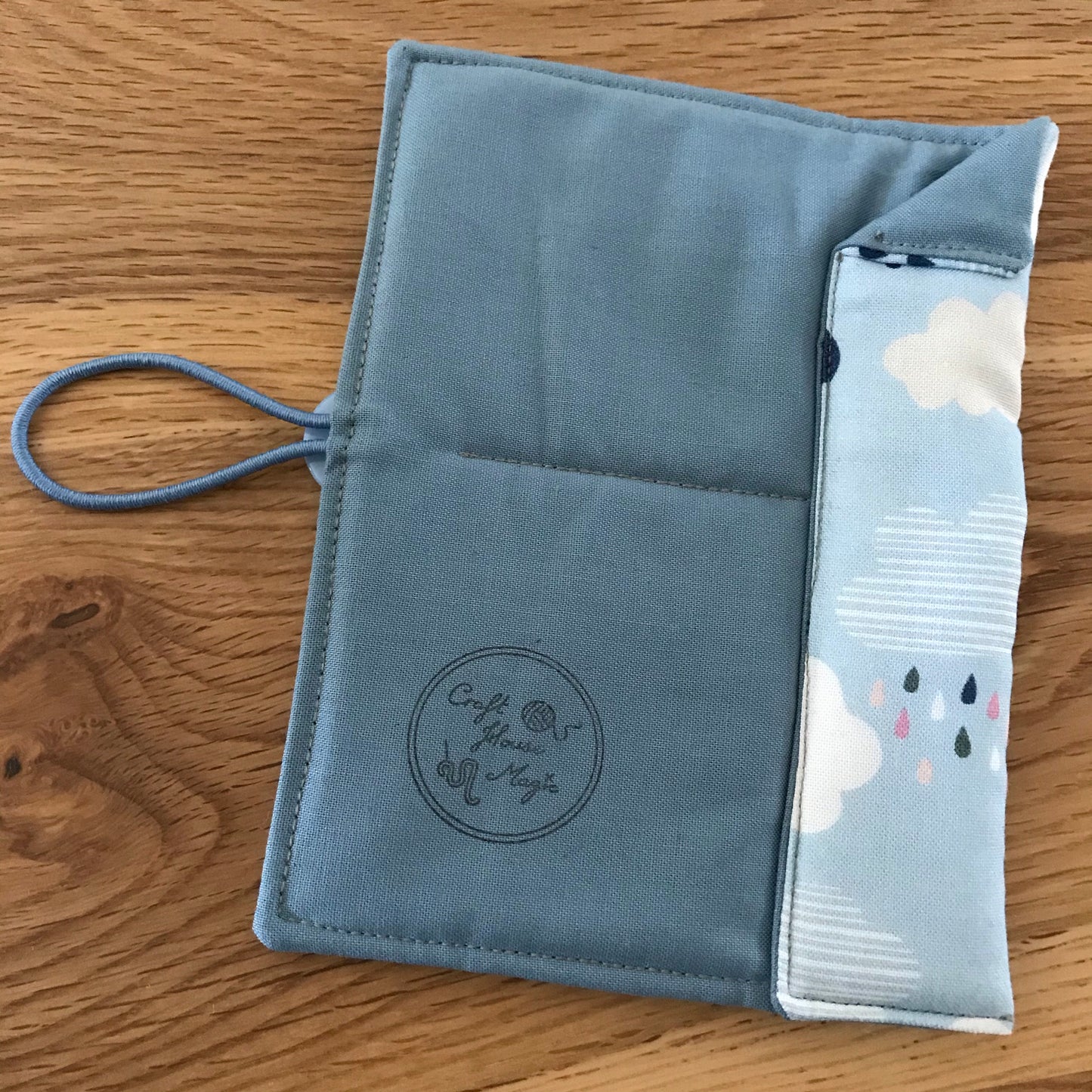 Cloud print Circular Needle case