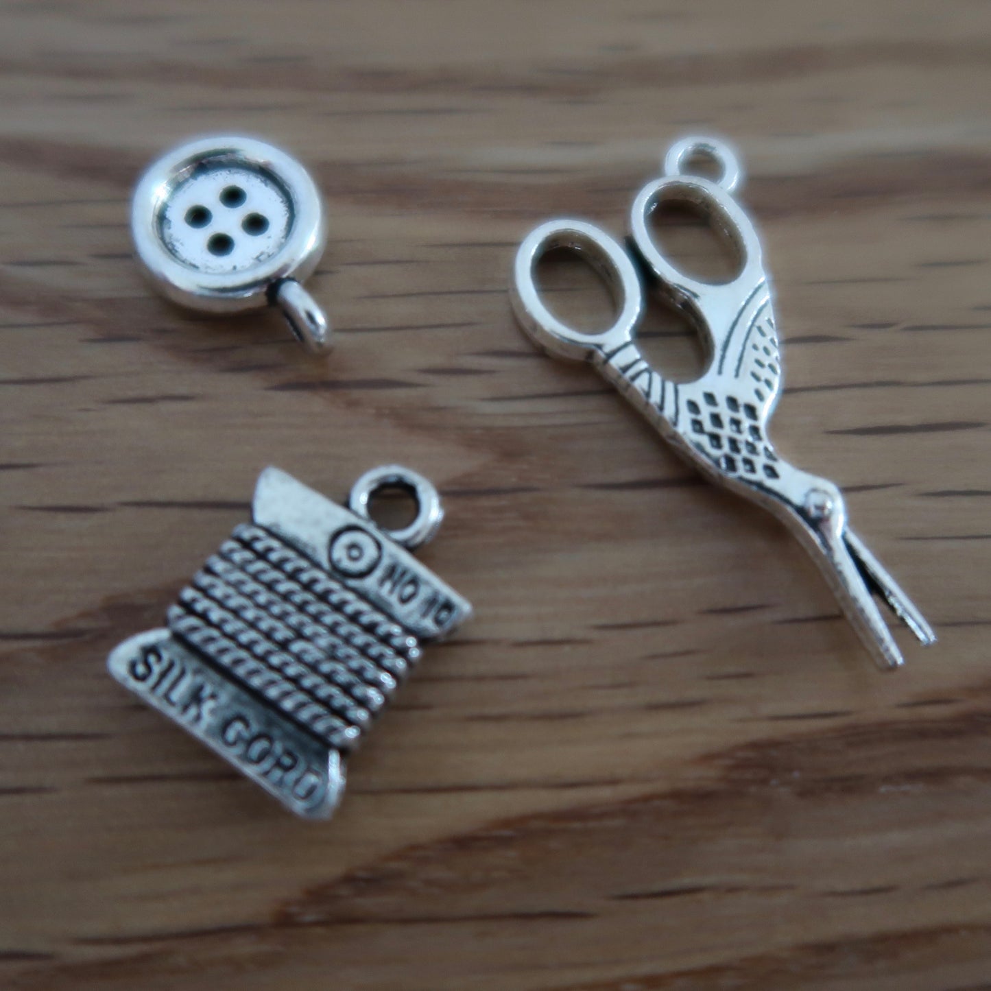 Sewing inspired stitch markers or progress keepers (set of 3)