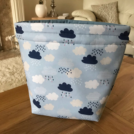 Cloud Print Project Bag