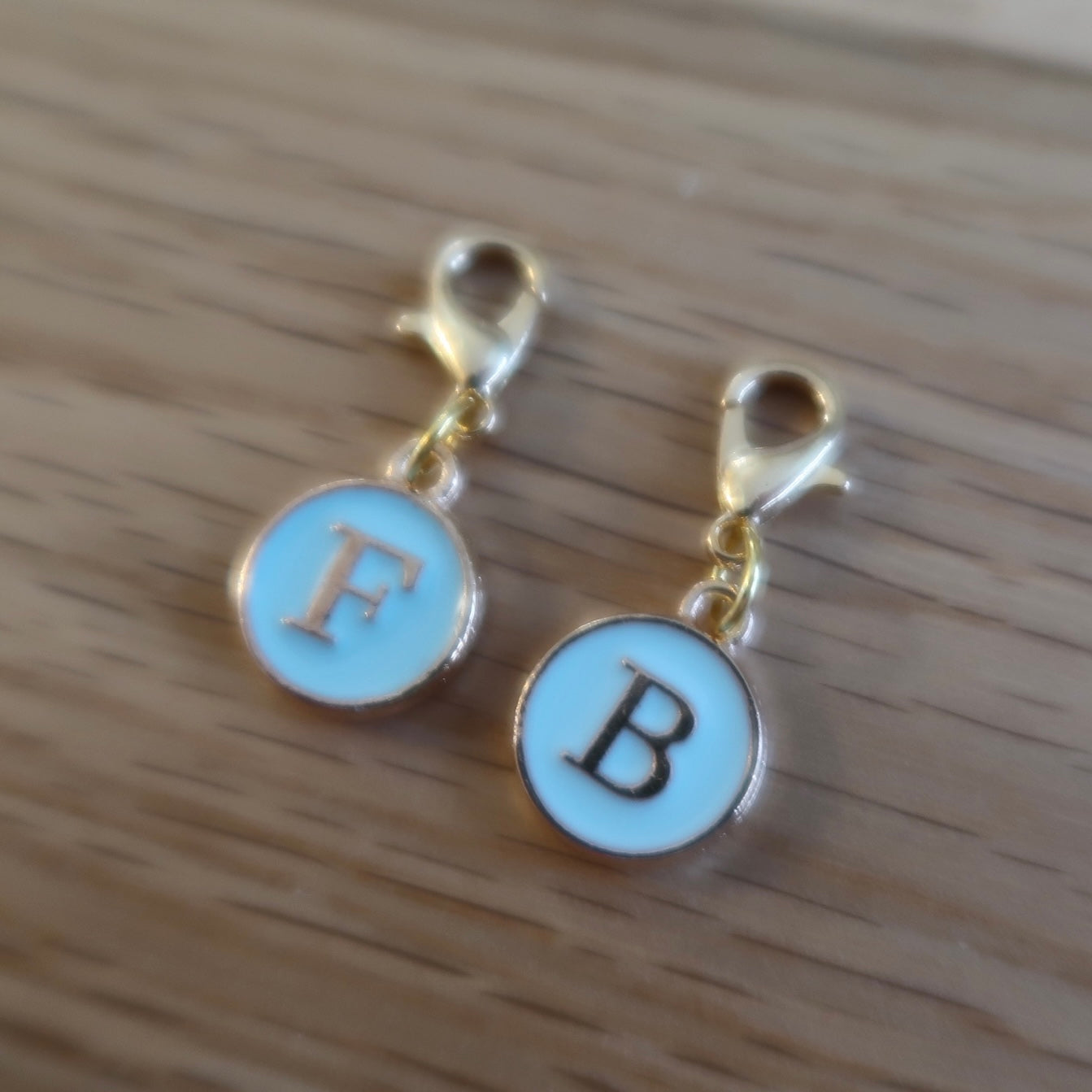 Enamel Front and Back progress keepers (set of 2)