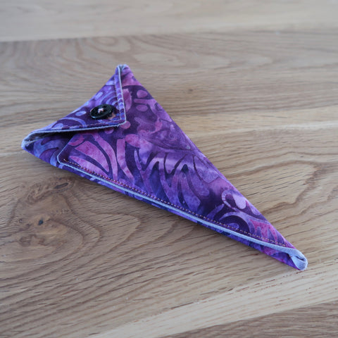 Purple Batik Scissor Case
