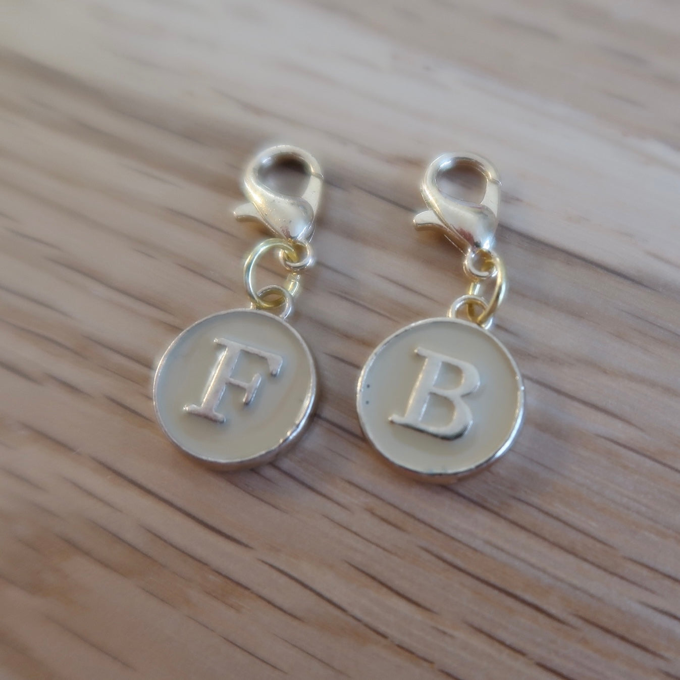 Enamel Front and Back progress keepers (set of 2)