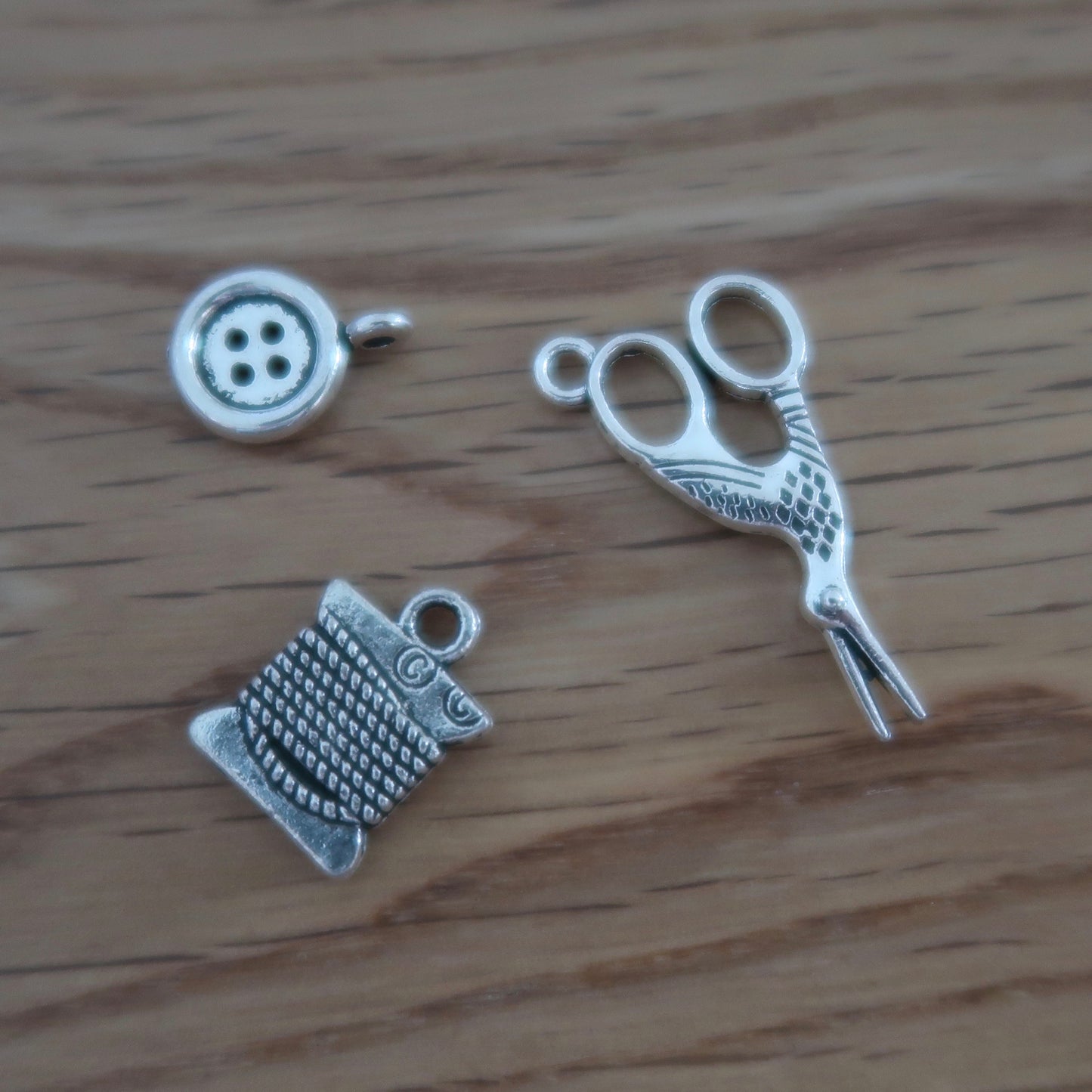 Sewing inspired stitch markers or progress keepers (set of 3)