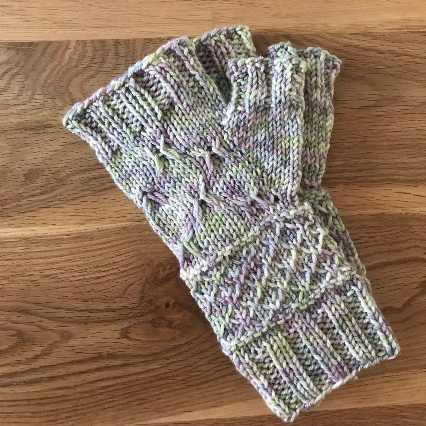 Country Garden Fingerless Mittens Pattern (PDF)