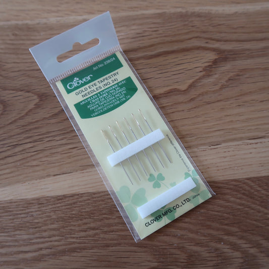 Clover Gold Eye Tapestry Needles