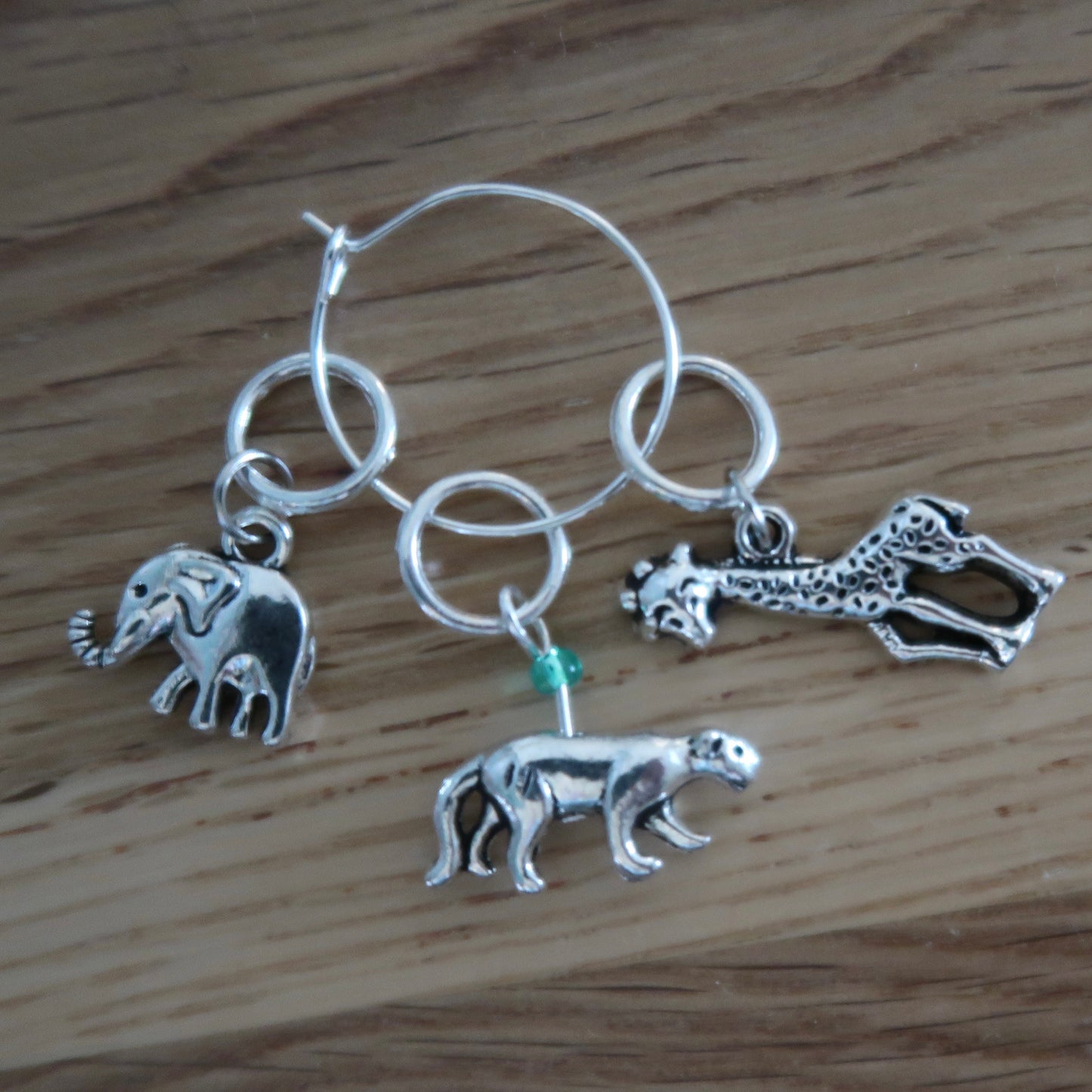 Born to be Wild stitch markers or progress keepers (set of 3)