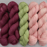 'Twists and turns' MKAL Shawl Yarn kit: 'The Garden' colour set