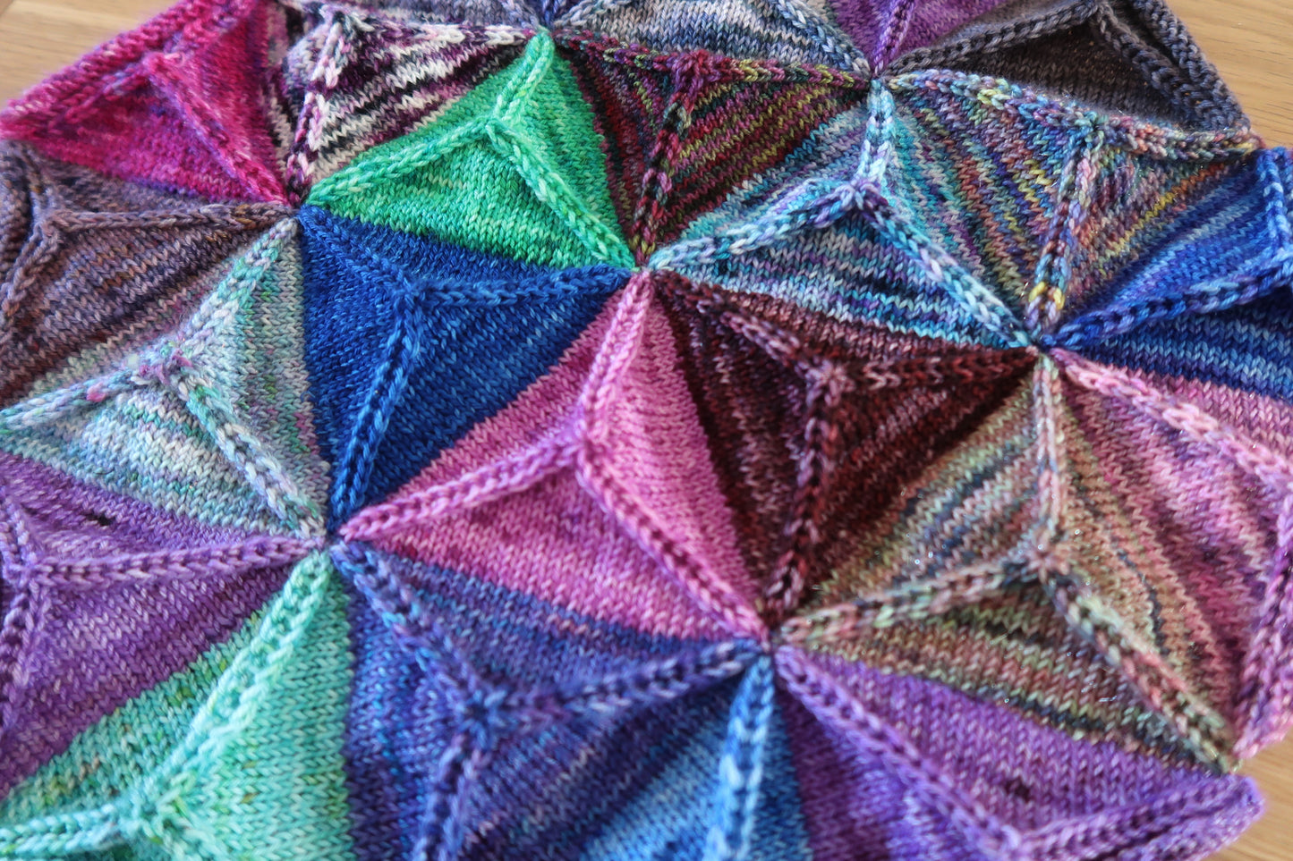 Triangulum Blanket and Cowl Pattern (PDF)