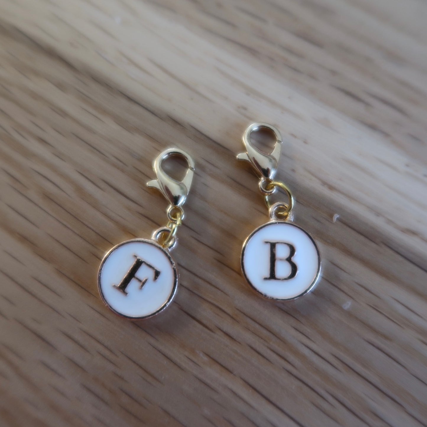 Enamel Front and Back progress keepers (set of 2)