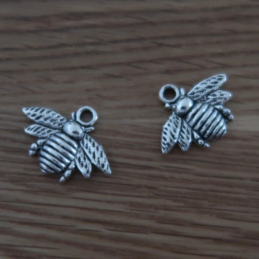 Bee stitch markers or progress keepers (set of 2)