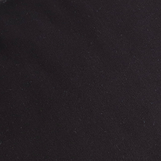 Black Solid Fabric