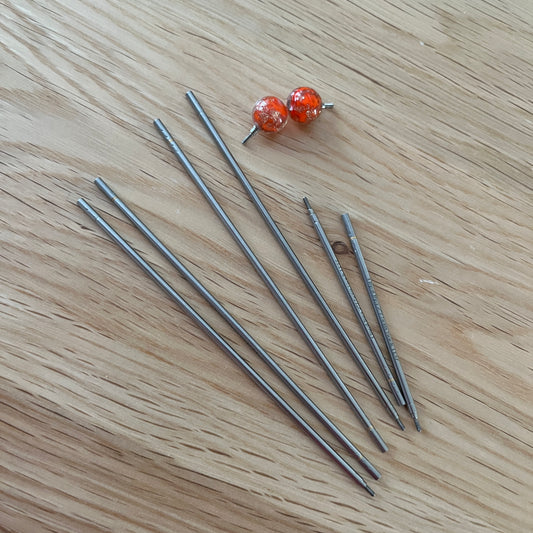 HiyaHiya Interchangeable straight needle adaptor set with beaded stoppers