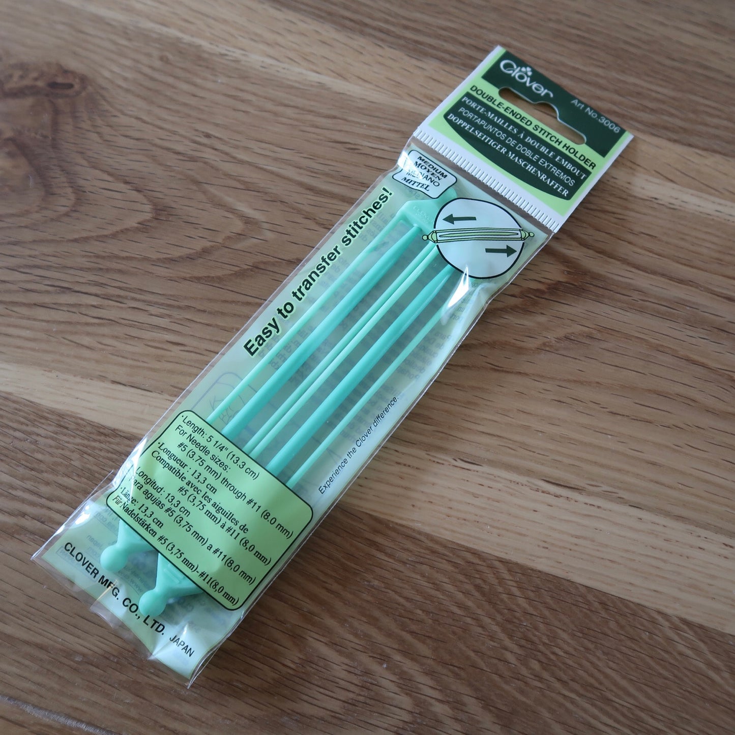 Clover double ended stitch holder