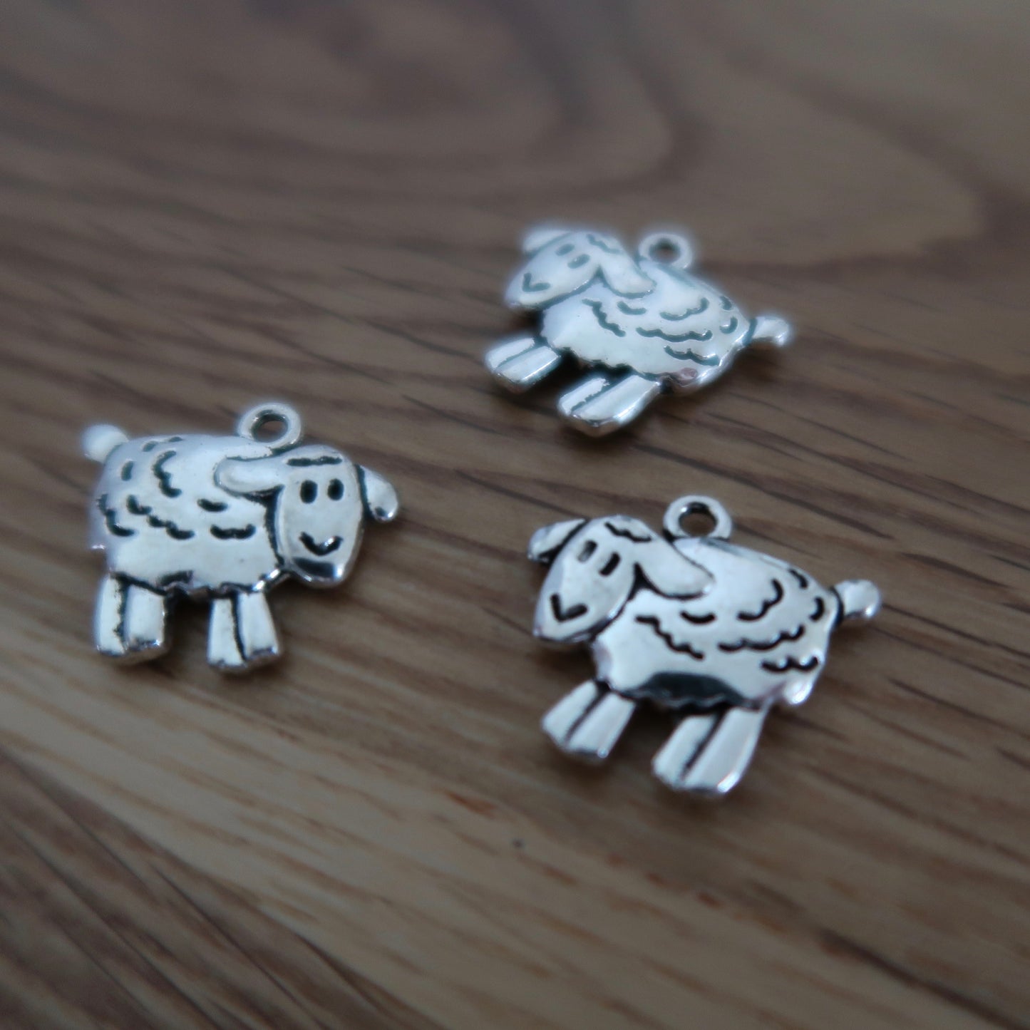 Sheep stitch markers or progress keepers (set of 3)